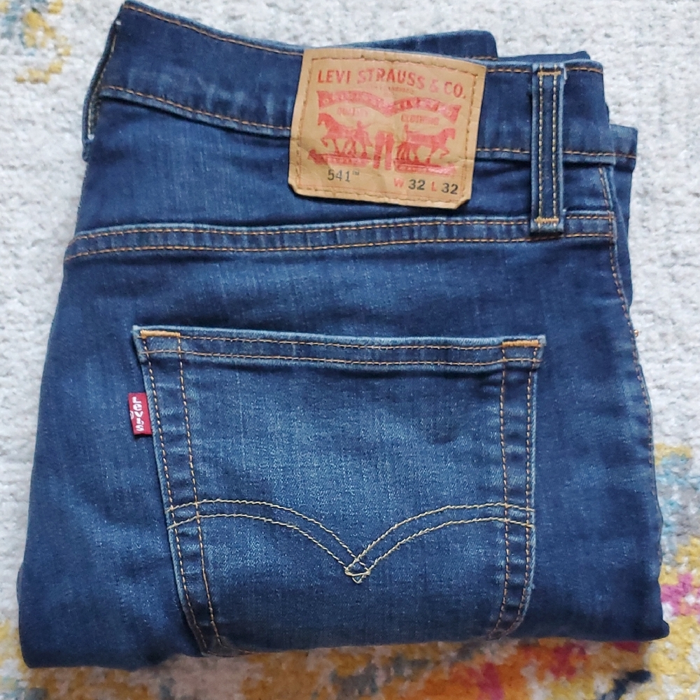 Levi's Indigo Straight-Leg Jeans